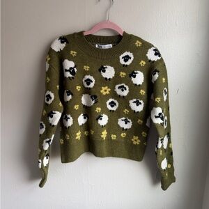 Zara Sheep Pattern Sweater